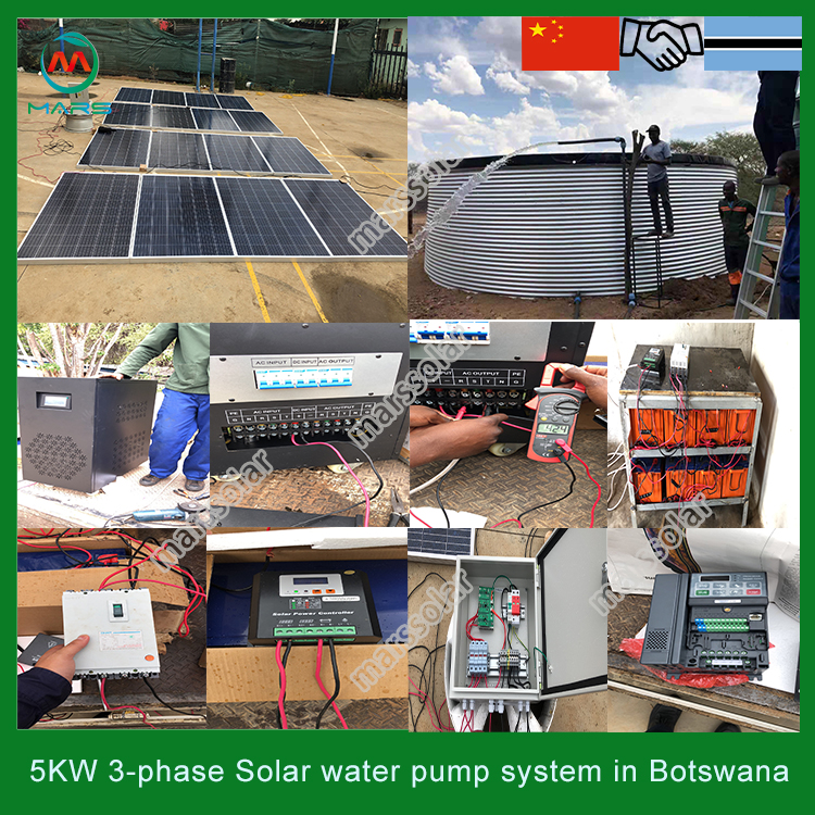 Solar System Manufacturer 5.5HP Solar Panels For Agriculture Pumps Price