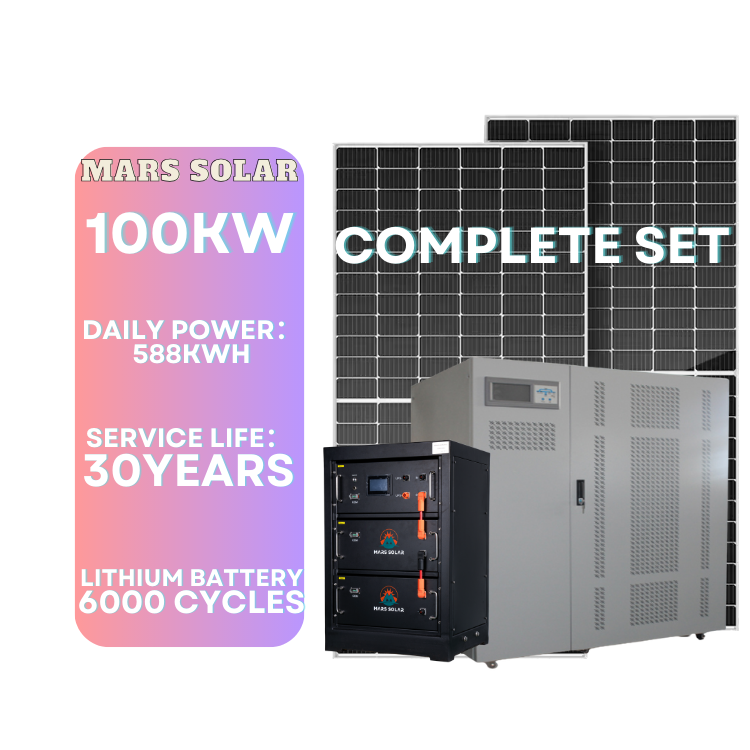 100KW Solar Power System Components