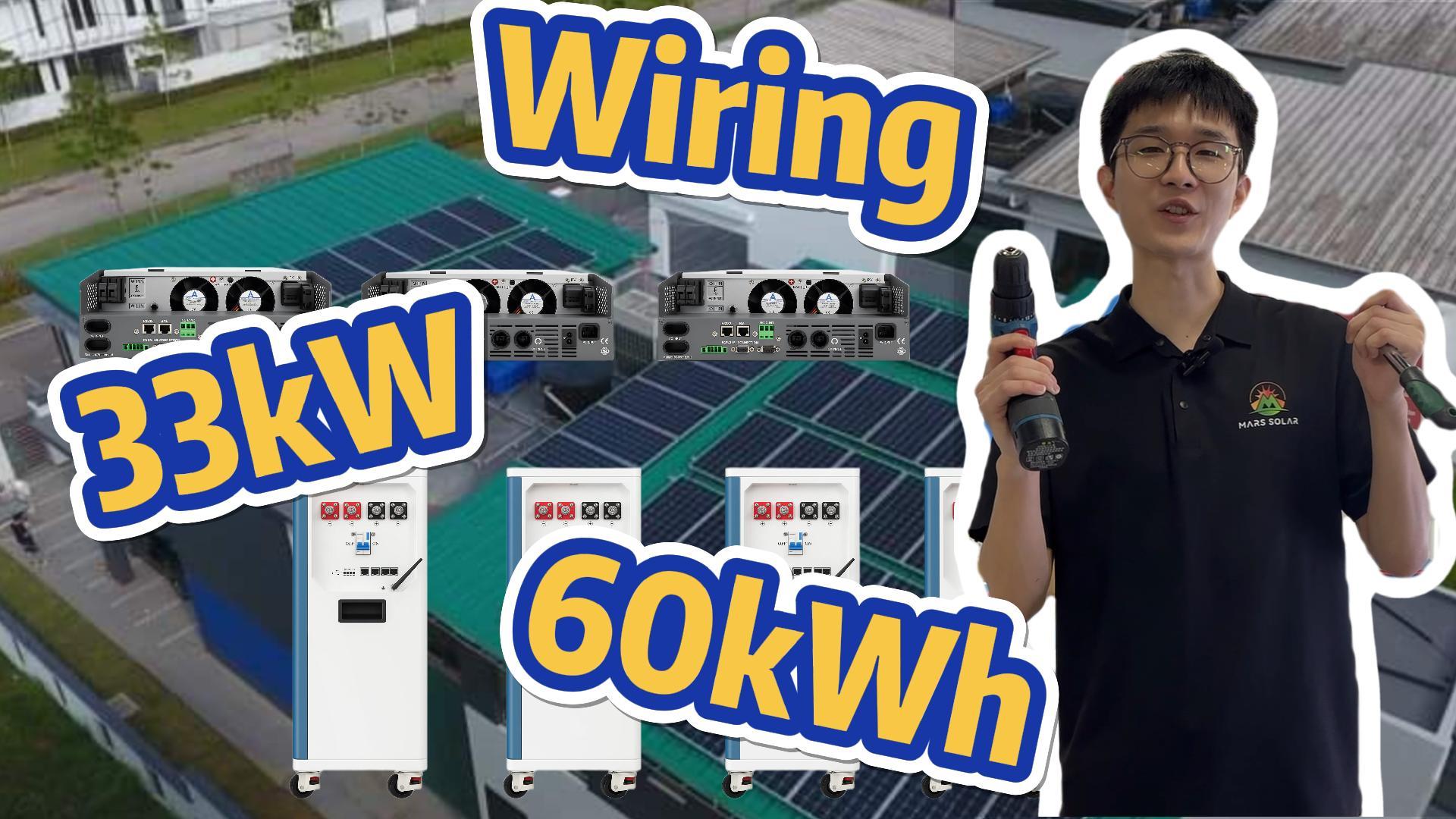 Installation Guide for 33kW/60kWh Solar Energy System