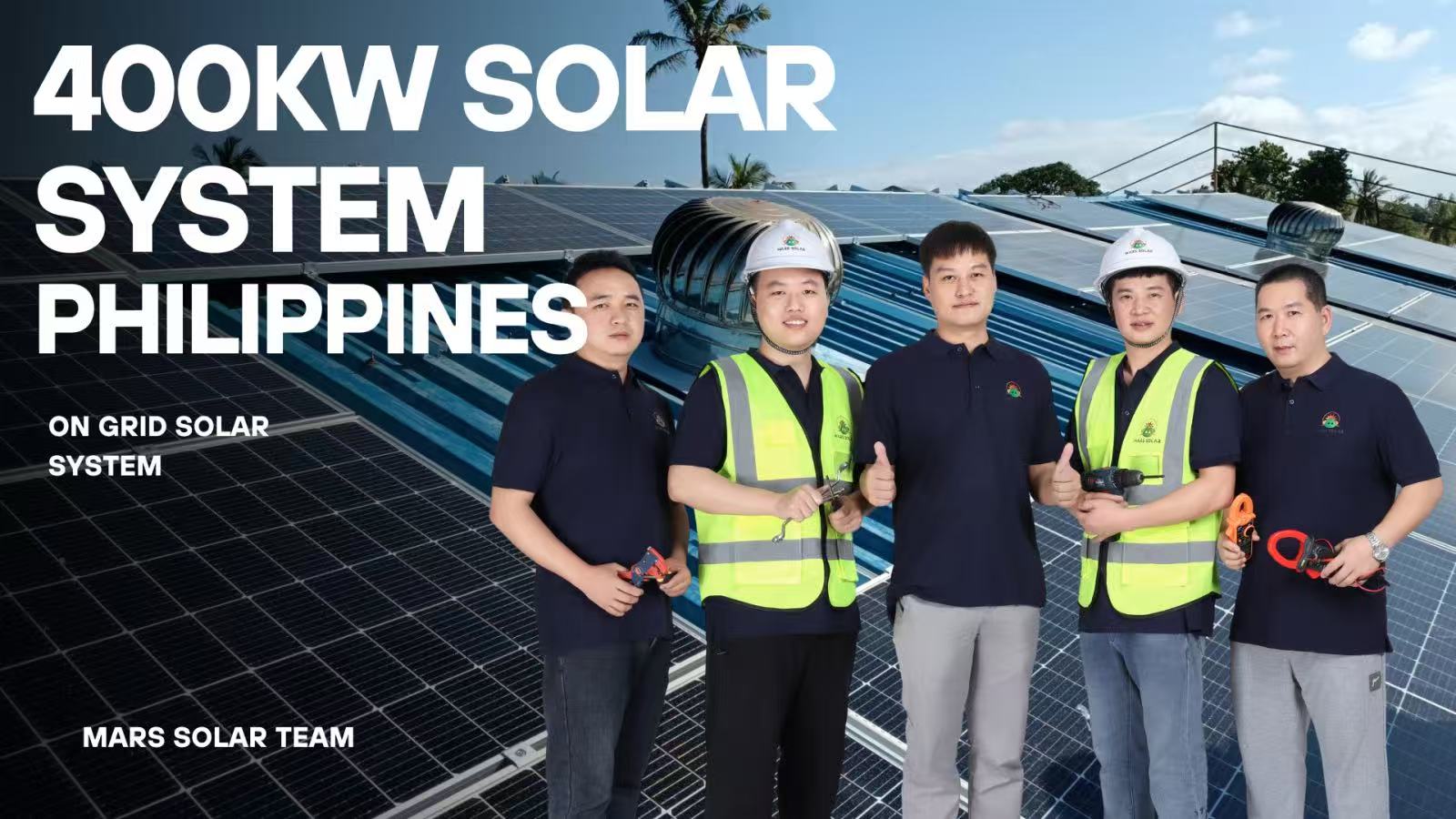 400KW solar system in the Philippines