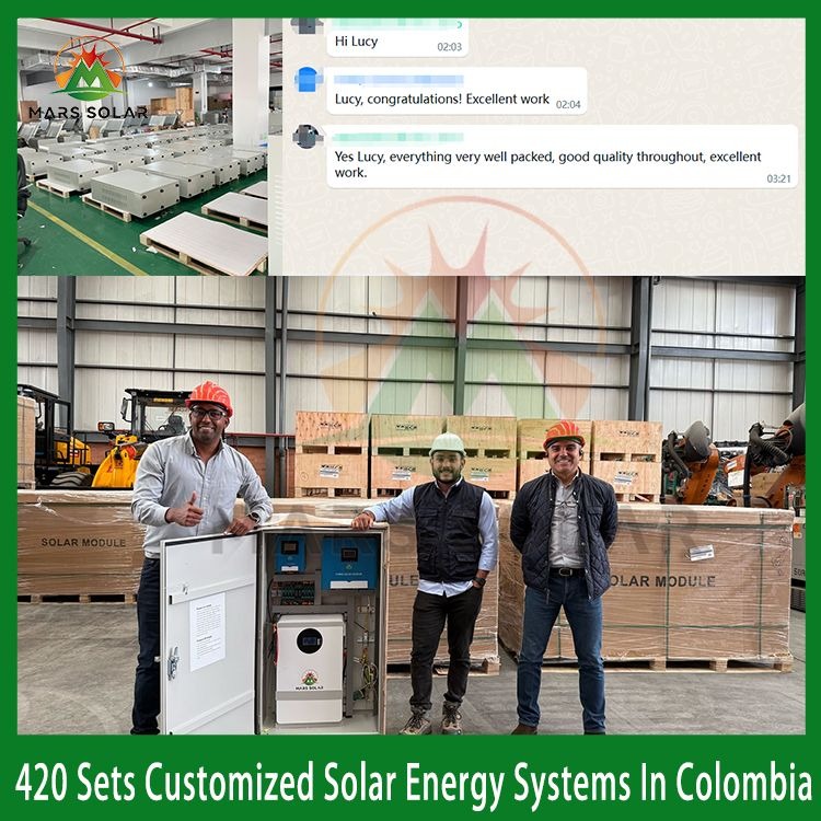 Colombia 420pcs 1KW Rural Power Grid System