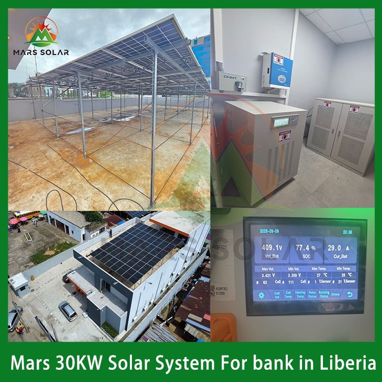 Customized Off-Grid Solar System for a Liberian Bank: Achieving Power Independence