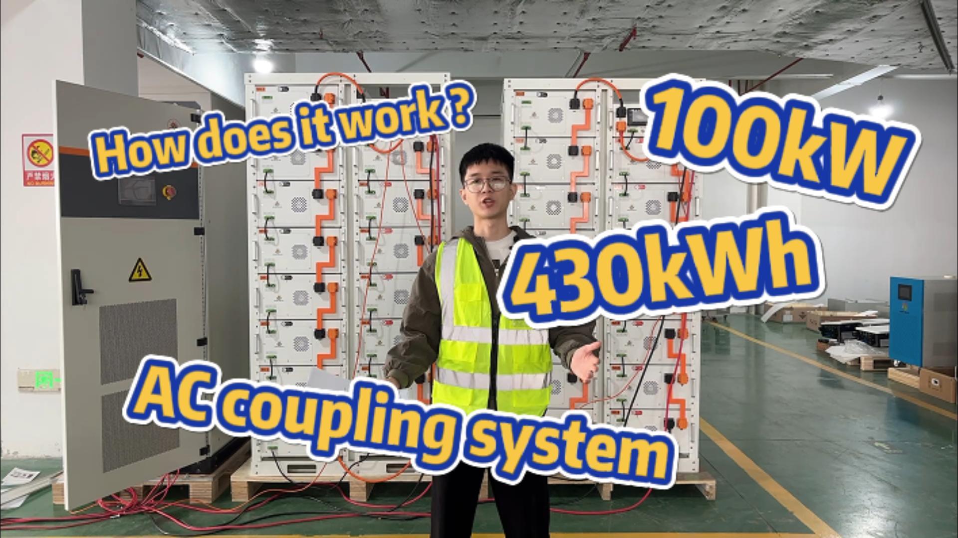 100kW + 430kWh Custom Factory Energy Storage, AC Coupling &ndash; fits grid-connected system upgrades.