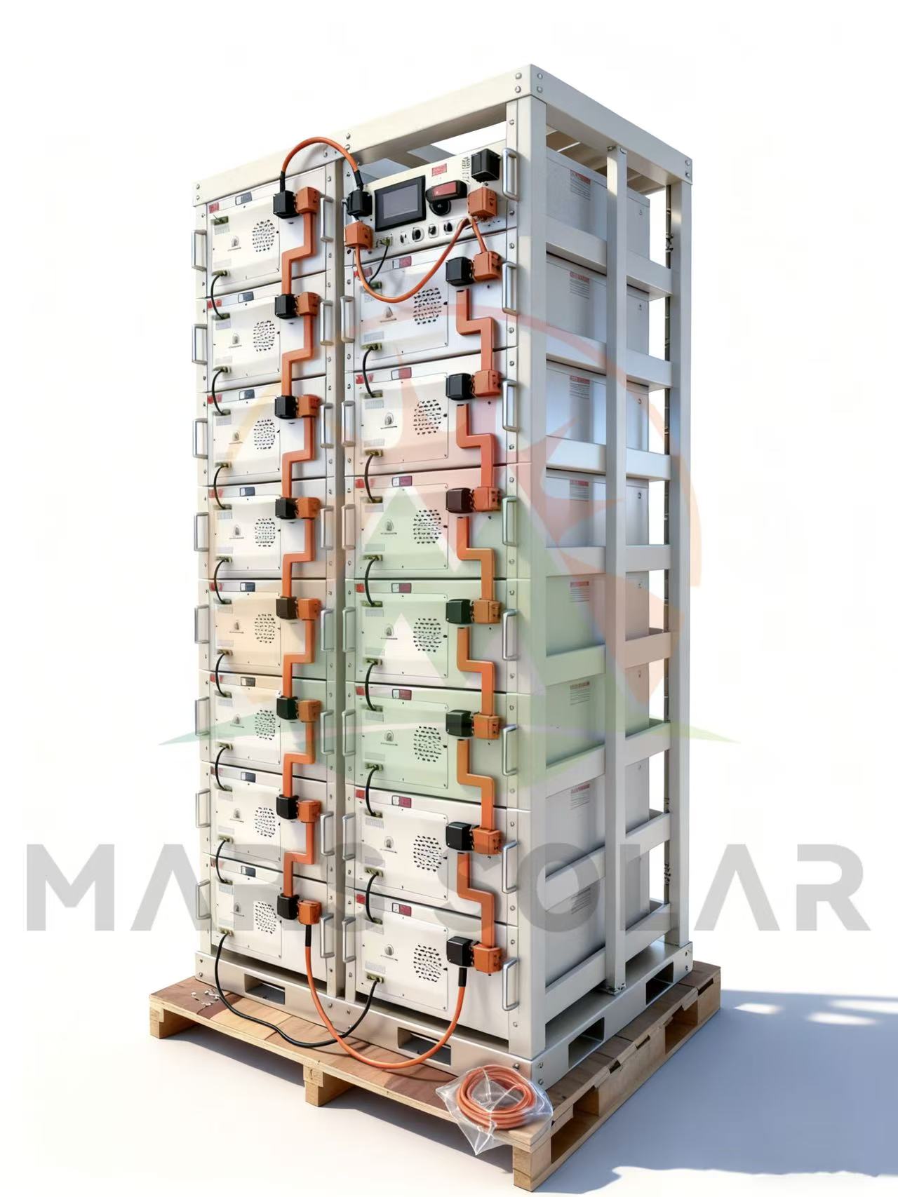 45kwh/60kwh/75kwh/90kwh/100kwh/120kwh/150kwh Battery Cluster/Rack-mounted Energy Storage Battery