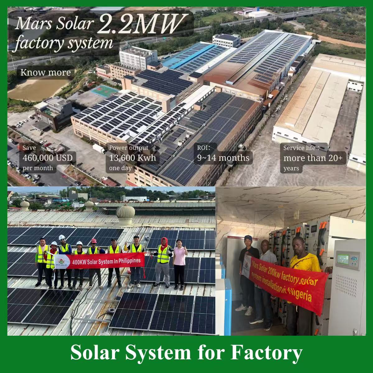 Solar System for Factory