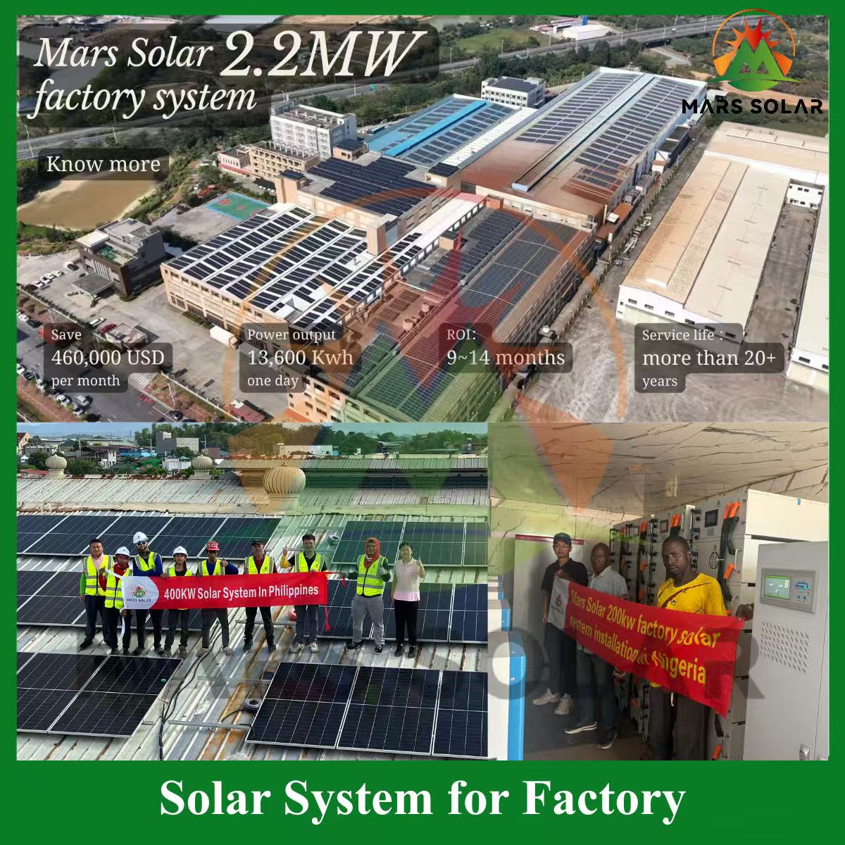 Solar System for Factory