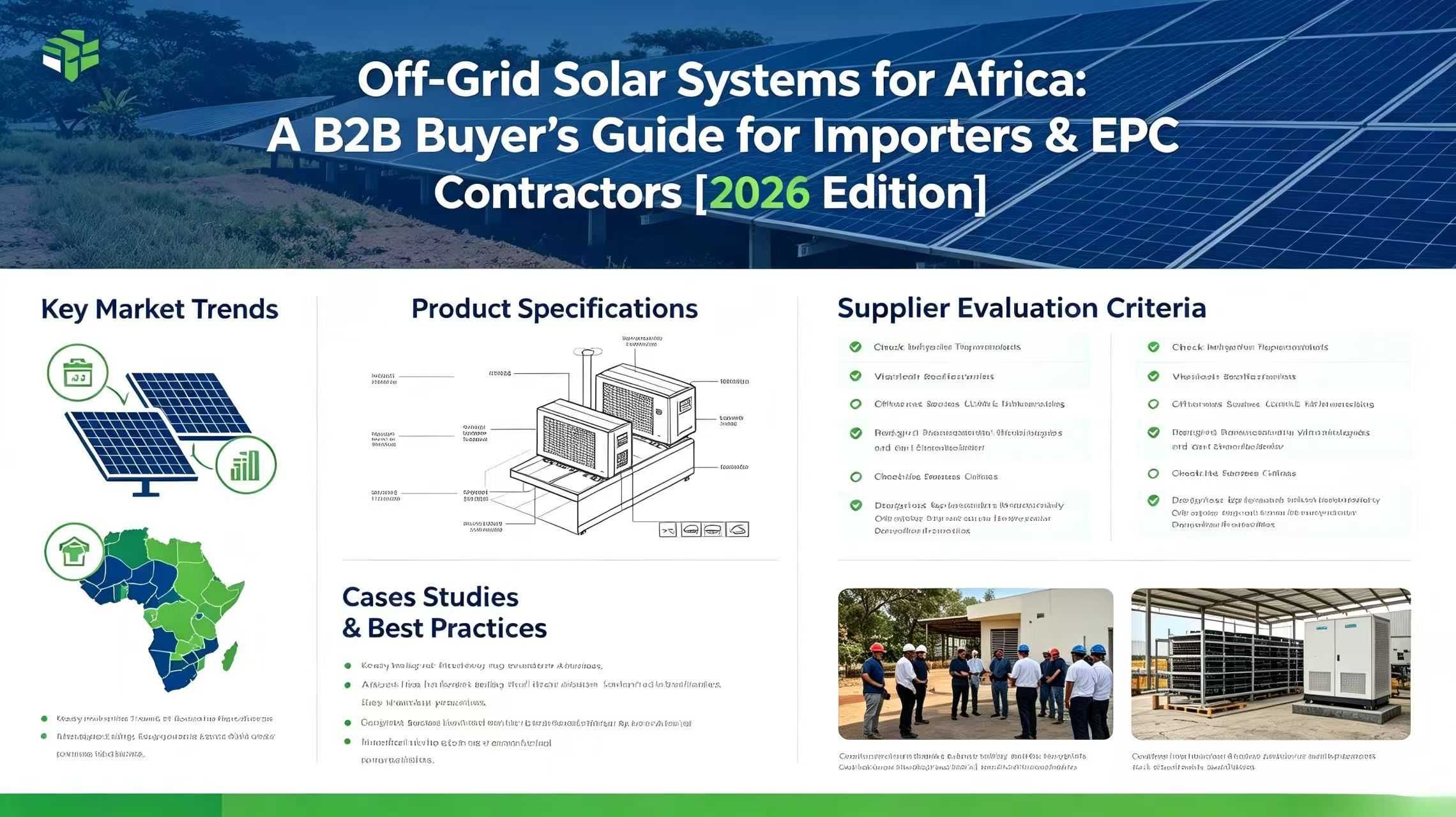 Off-Grid Solar Systems for Africa: A B2B Buyer’s Guide for Importers & EPC Contractors [2026 Edition]