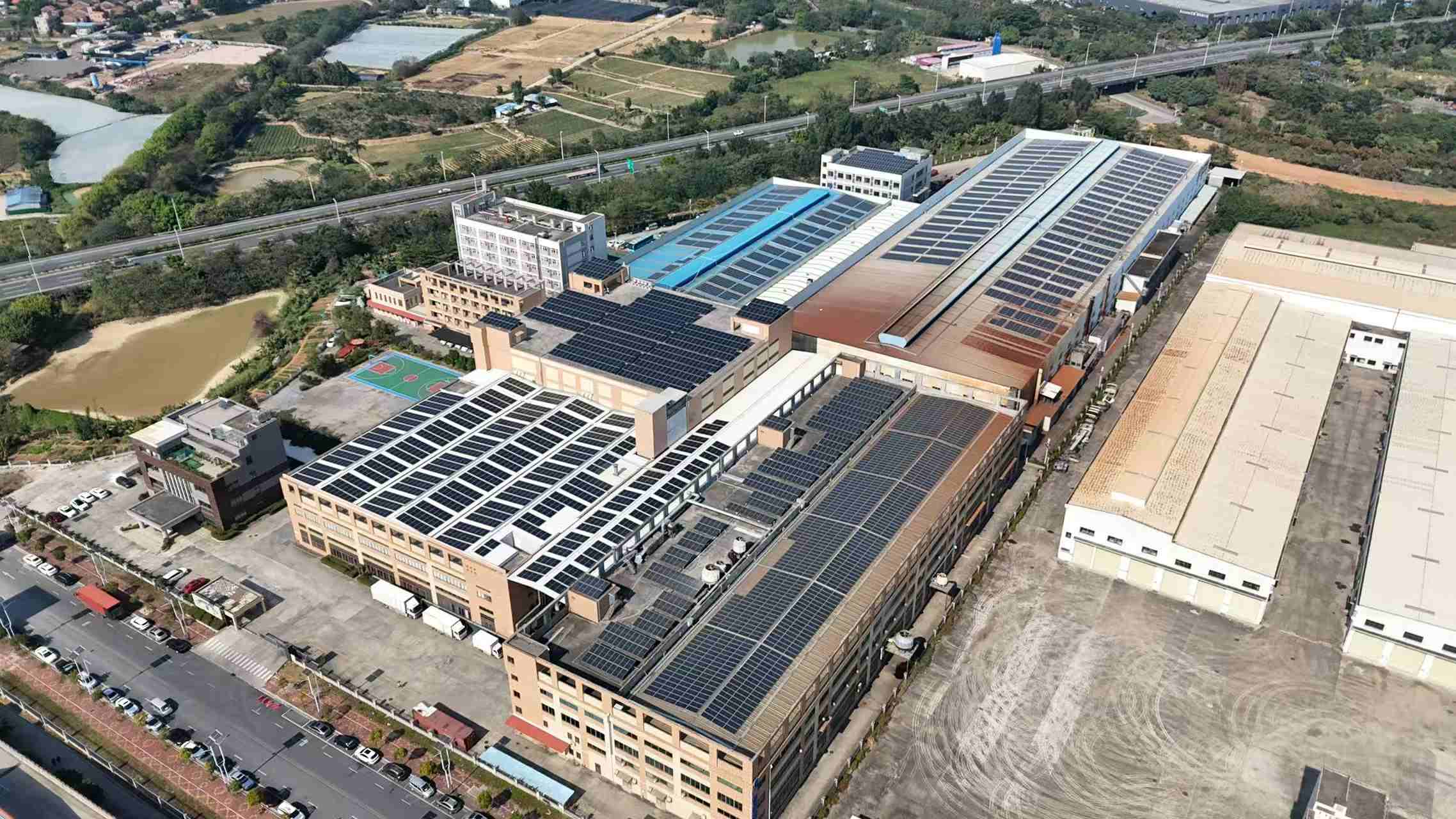 1. Mars Solar engineers commissioning 110kW string inverters at electroplating factory in Malaysia