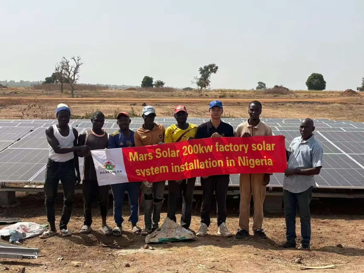 Solar system Nigeria project reference: 200kW solar and battery storage for a rice mill in Abuja