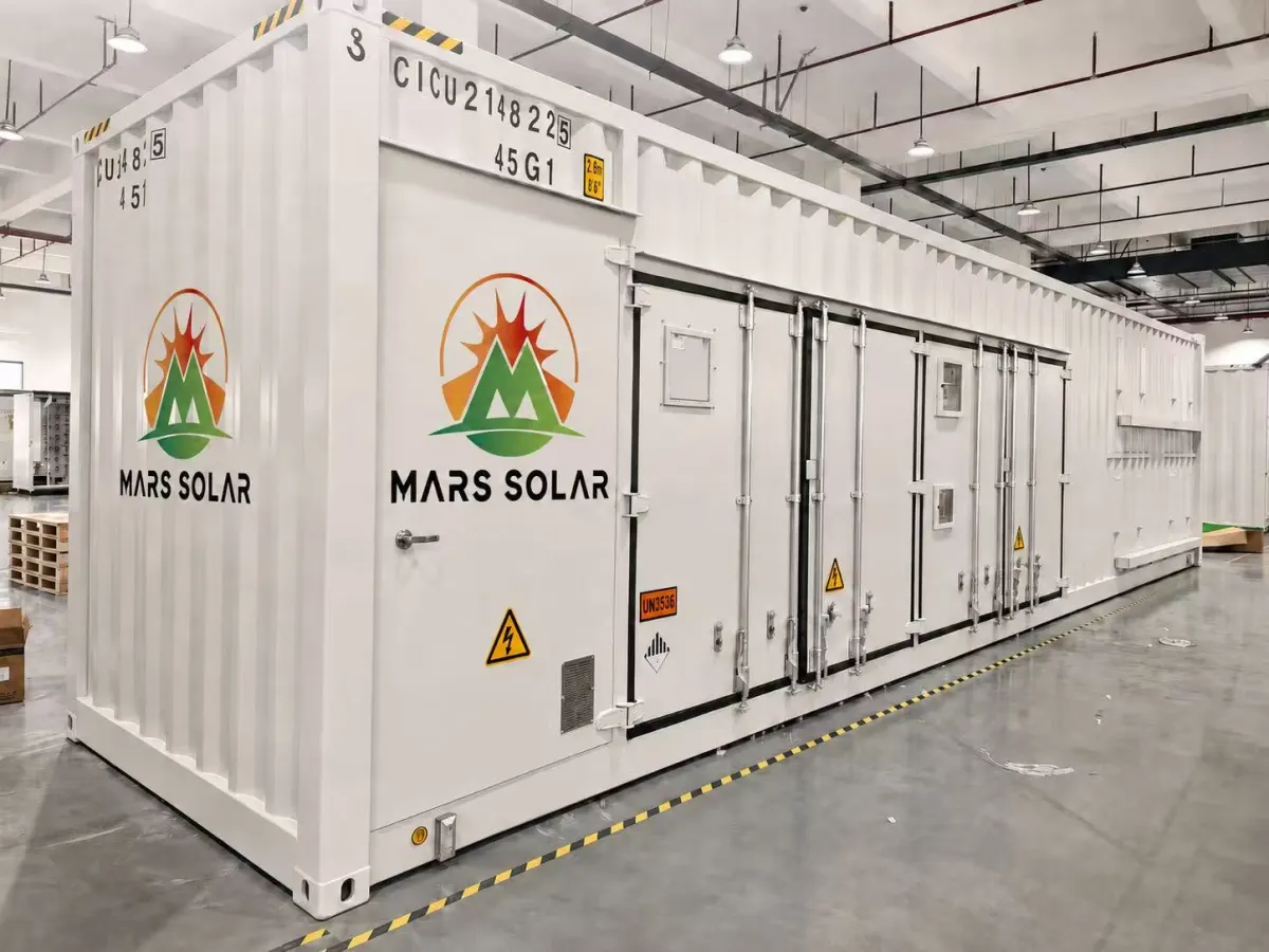 Solar system Nigeria site photo: 6MW ground-mount array and containerised storage