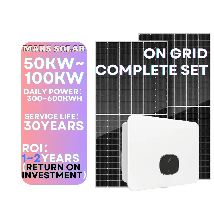 Solar system Ghana configuration: 100kW / 100kVA Hybrid