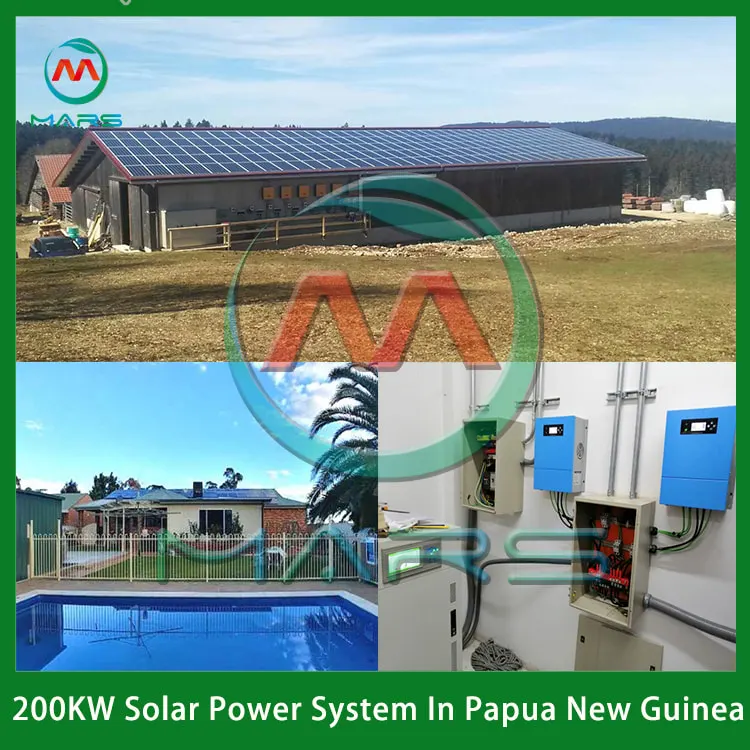 Solar system Ghana configuration: 200kW / 200kVA Solar System