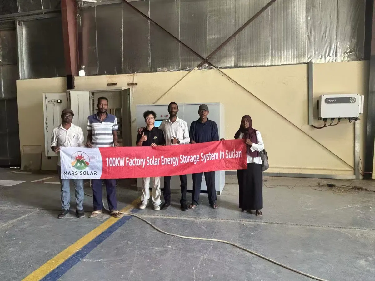 African reference for solar system Ghana buyers: 100kW array with 215kWh battery storage at a Sudan wastewater plant