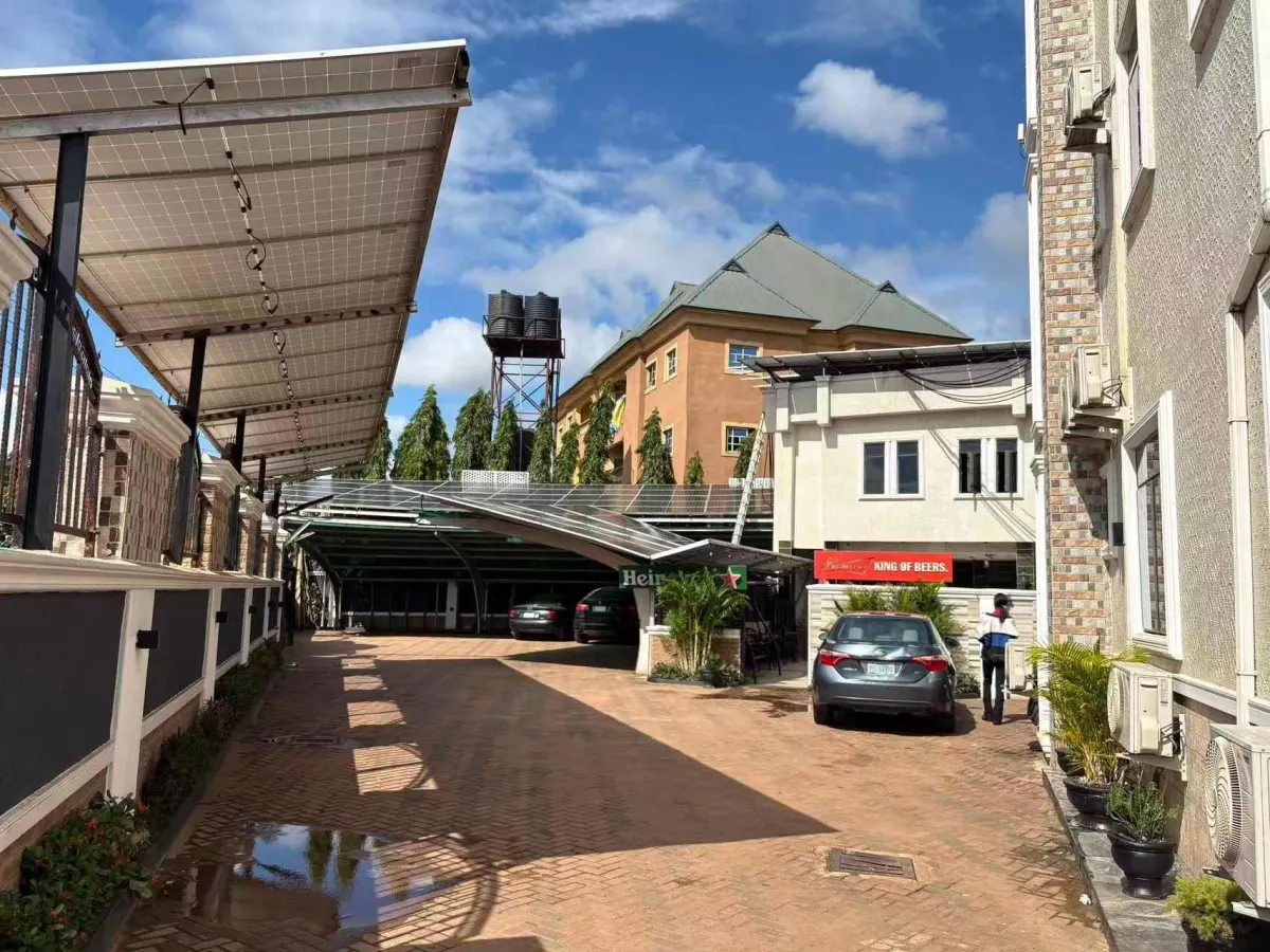 African project reference alongside our solar system Ghana work: 100kW Solar System for a Hotel