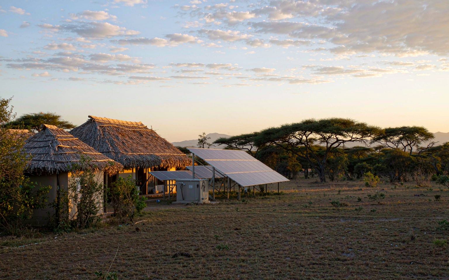 Africa solar market: off-grid solar and storage powering a safari lodge in Kenya