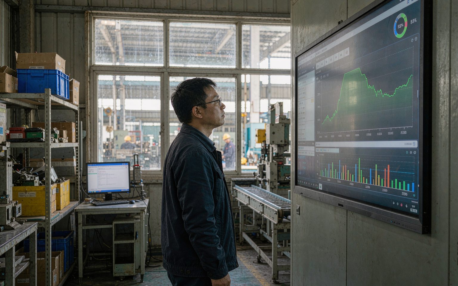 Energy manager reviewing a peak shaving dashboard for a Philippines solar BESS