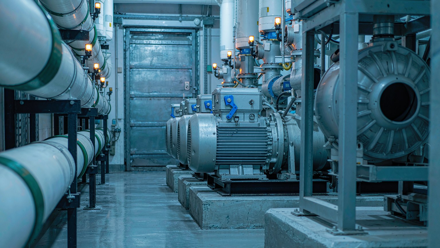 Industrial refrigeration plant sized on autonomy rather than demand charges