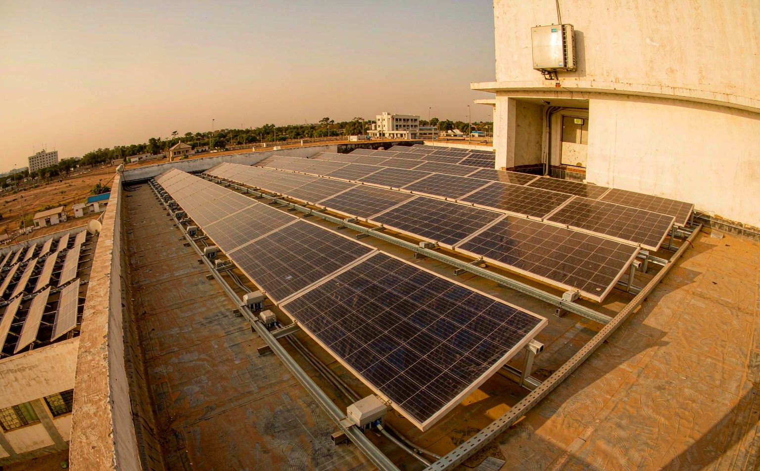 rooftop solar array installed by a solar company in Abuja