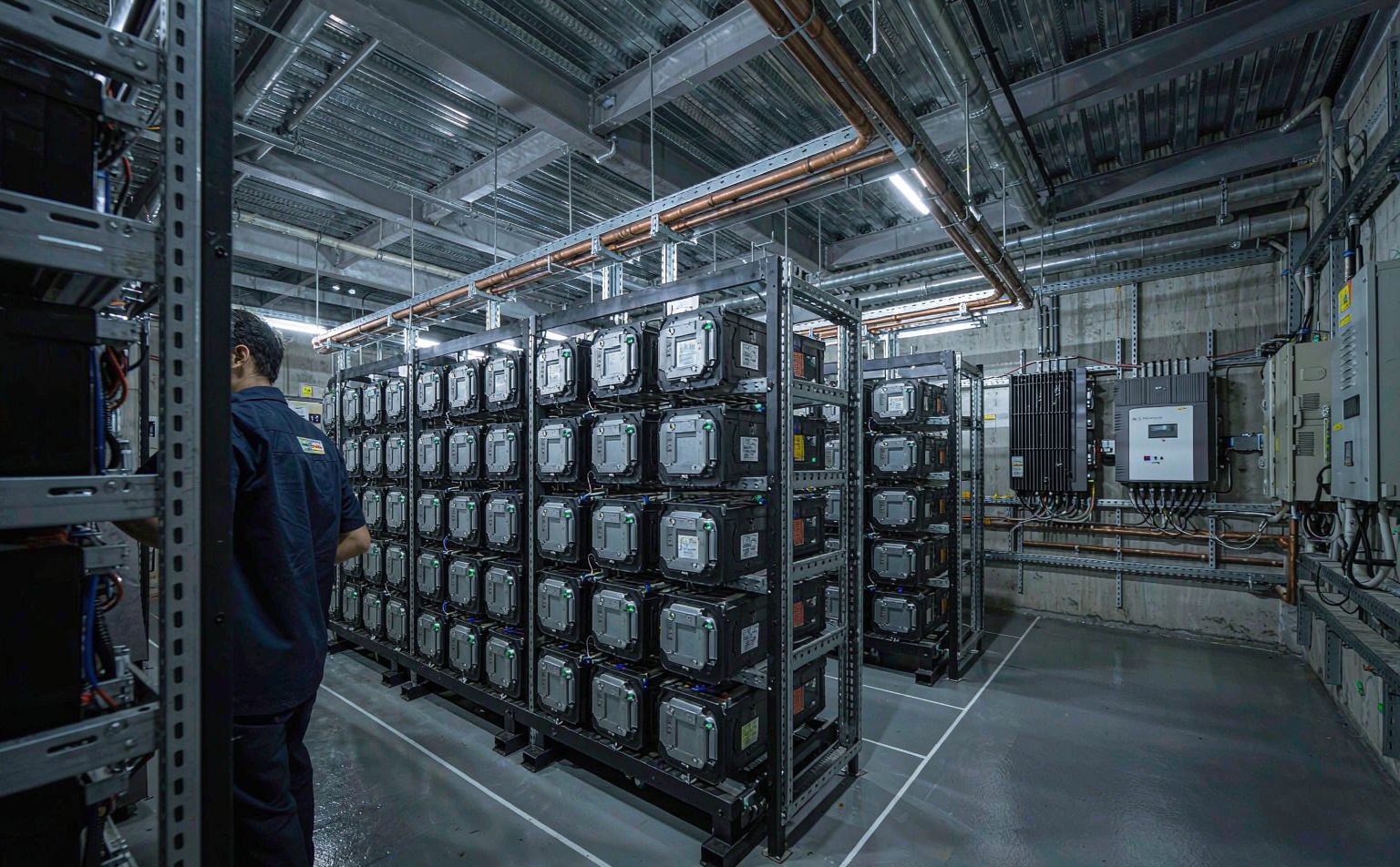 battery storage room supporting solar cost in Central America projects